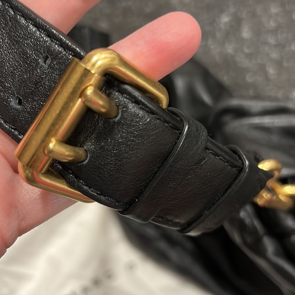 Marc by Marc Jacobs Black Leather Shoulder Bag - Picture 7 of 10